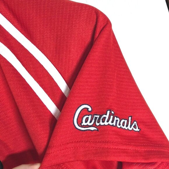 Majestic St. Louis Cardinals Red MLB Baseball Sports Team Jersey Size Large - Picture 6 of 8